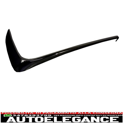 Alette splitter per paraurti anteriore adatte per mercedes w222 classe s s63 design (2013-up) edizione nera AUTOELEGANCERICAMBI