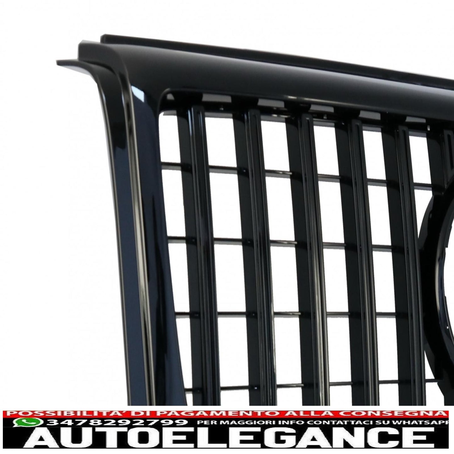 front grill suitable for mercedes g class w463 (1990-2014) new g63 gt-r panamericana design all black