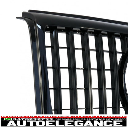 front grill suitable for mercedes g class w463 (1990-2014) new g63 gt-r panamericana design all black