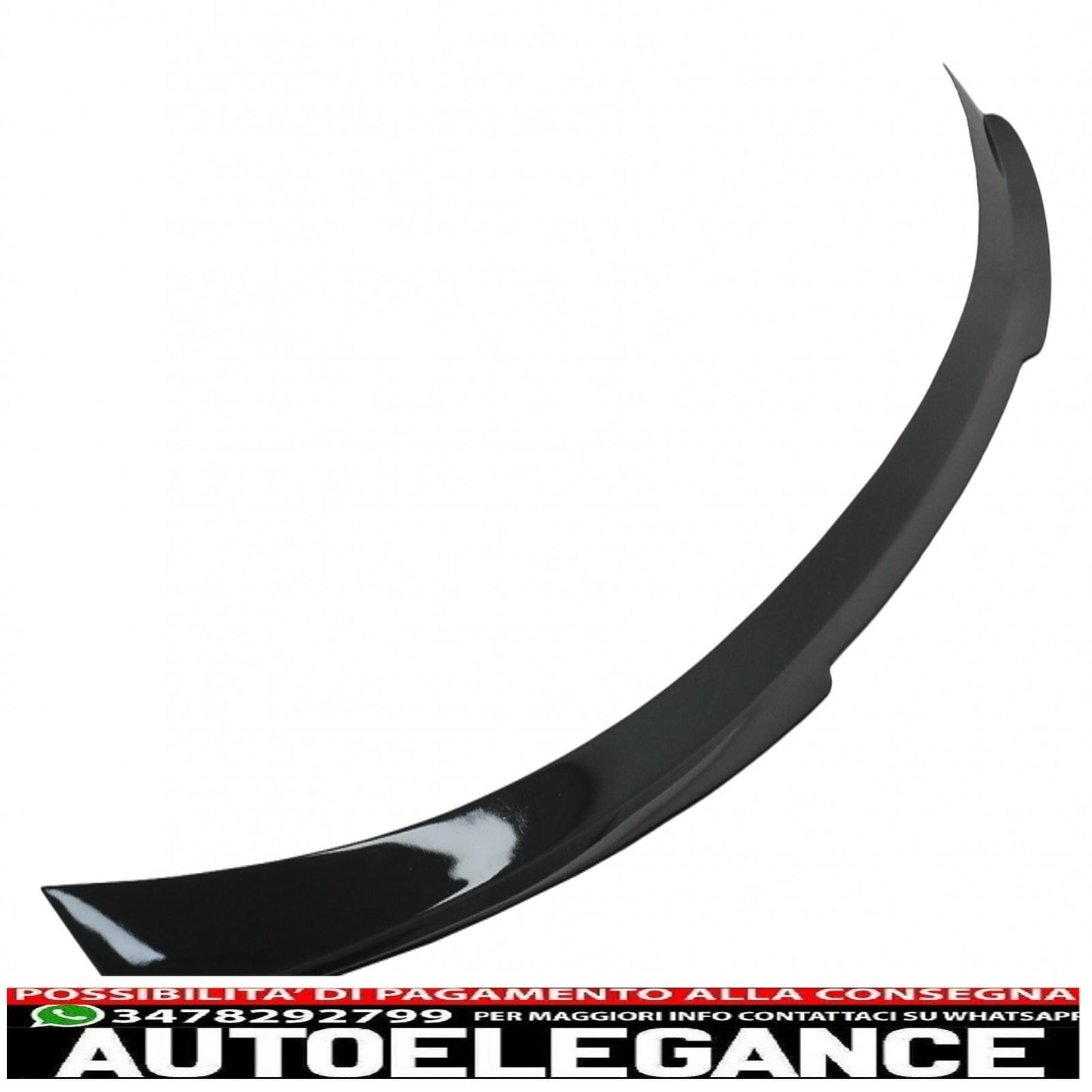 trunk spoiler suitable for alfa romeo giulia 952 (2016-2021) piano black 
