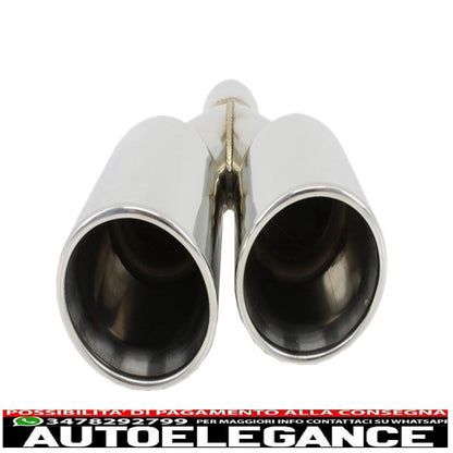 Exhaust muffler tip suitable for bmw 3 series e46 e90 e92 e93 f30 f31 4 series f32 f33 f36 5 series e60 f10 f11 g30 6 series f06 f12 f13 m3 m5 m-power design left