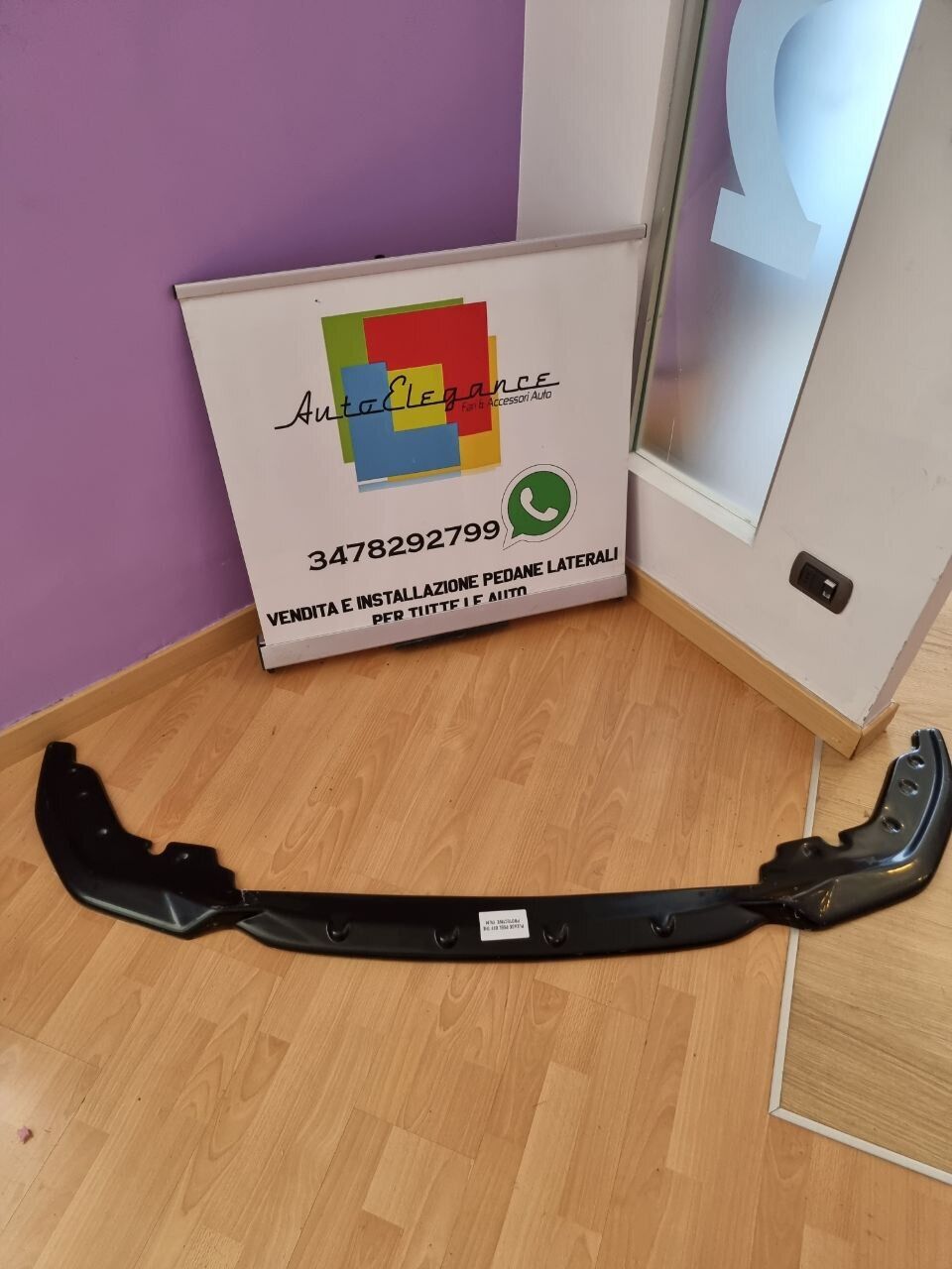 SPLITTER SERIE 3 G20 G21 MSPORT 2018-2022 LOOK NERO LUCIDO