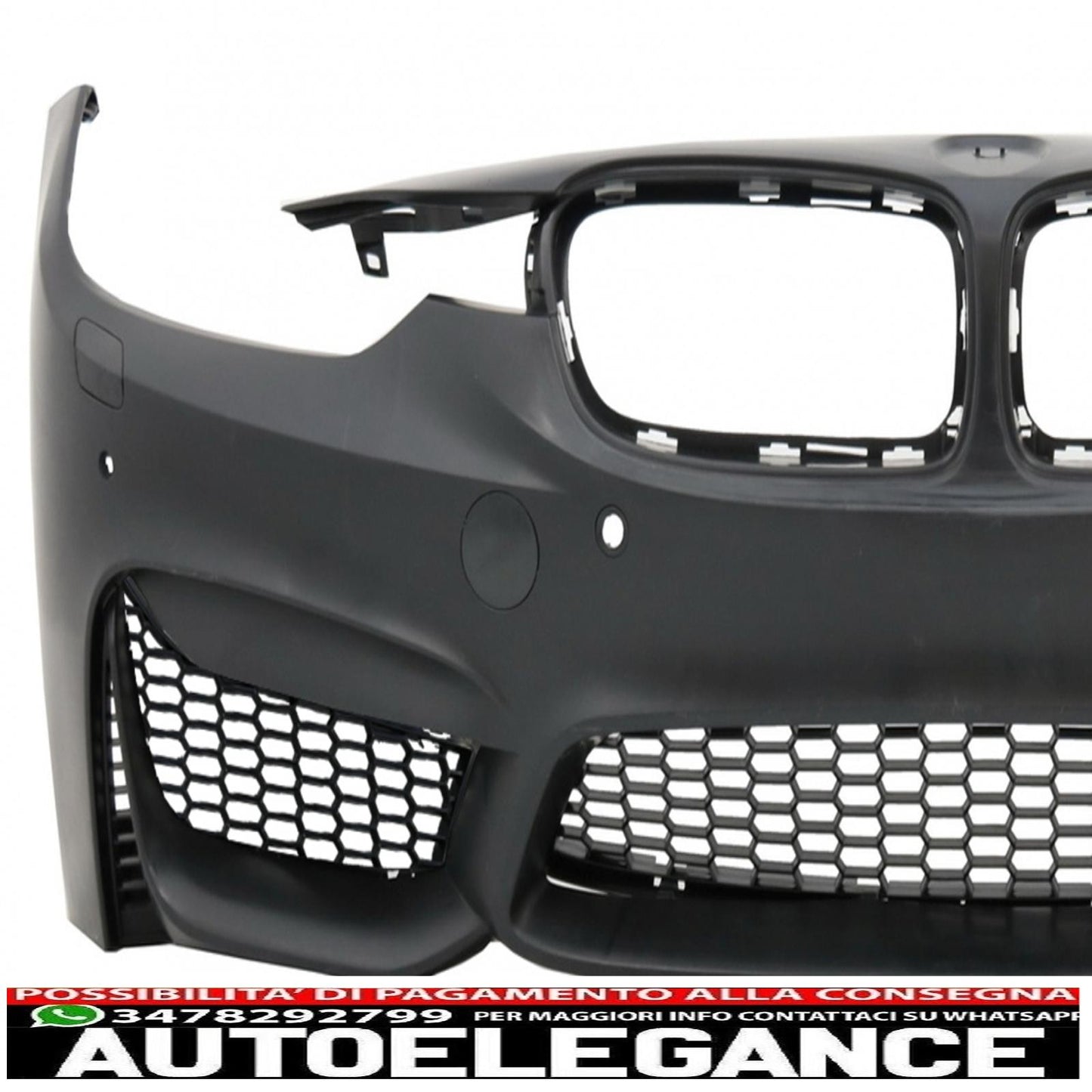 paraurti anteriore adatto per bmw serie 3 f30 f31 non lci e lci (2011-2018) m3 sport evo design