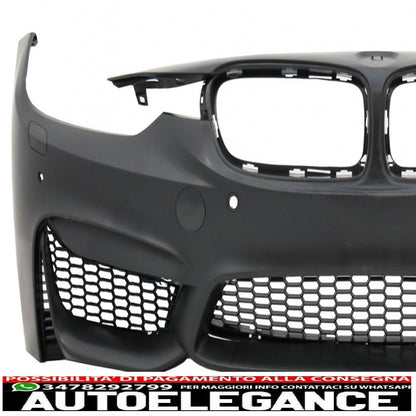 paraurti anteriore adatto per bmw serie 3 f30 f31 non lci e lci (2011-2018) m3 sport evo design