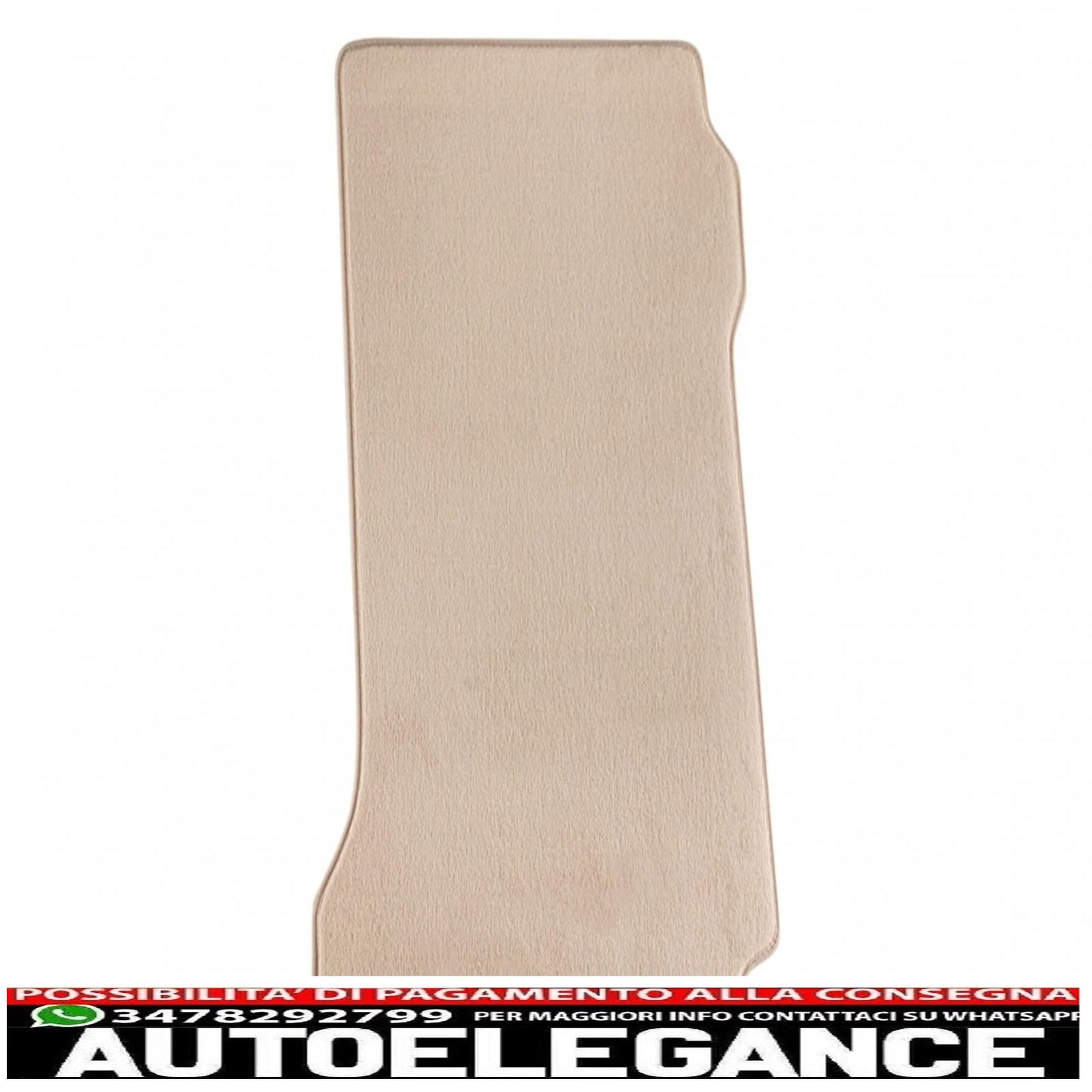 Beige floor mat suitable for mercedes c-class (w204) 03/2007-02/2014, t-modell (s204) 11/2007-08/2014