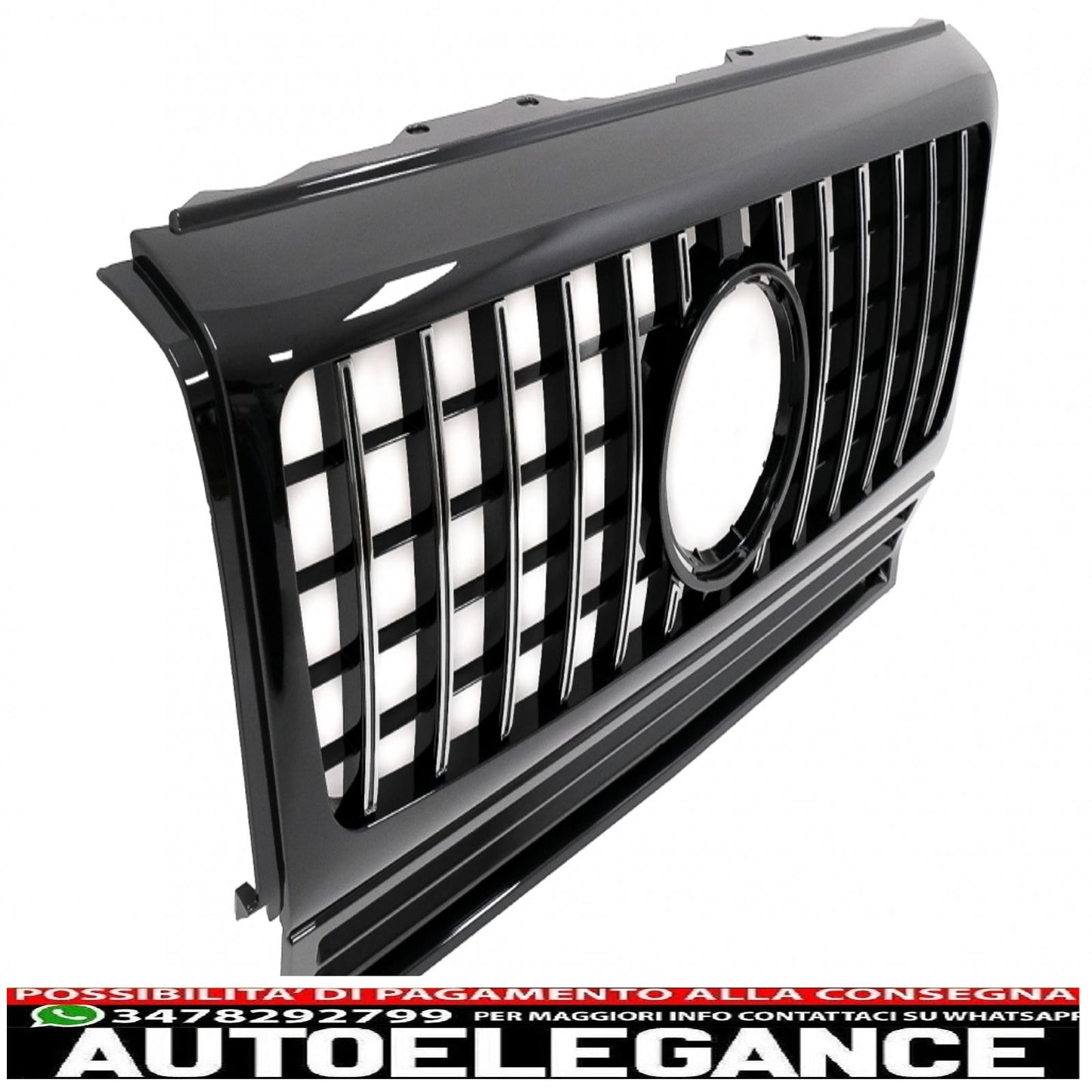 front grille suitable for mercedes g class w463 (1990-2014) new design g63 gt-r panamericana 