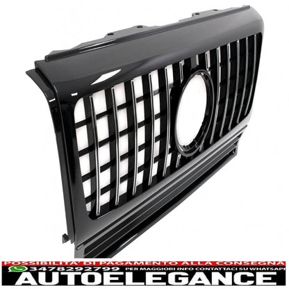 front grille suitable for mercedes g class w463 (1990-2014) new design g63 gt-r panamericana 