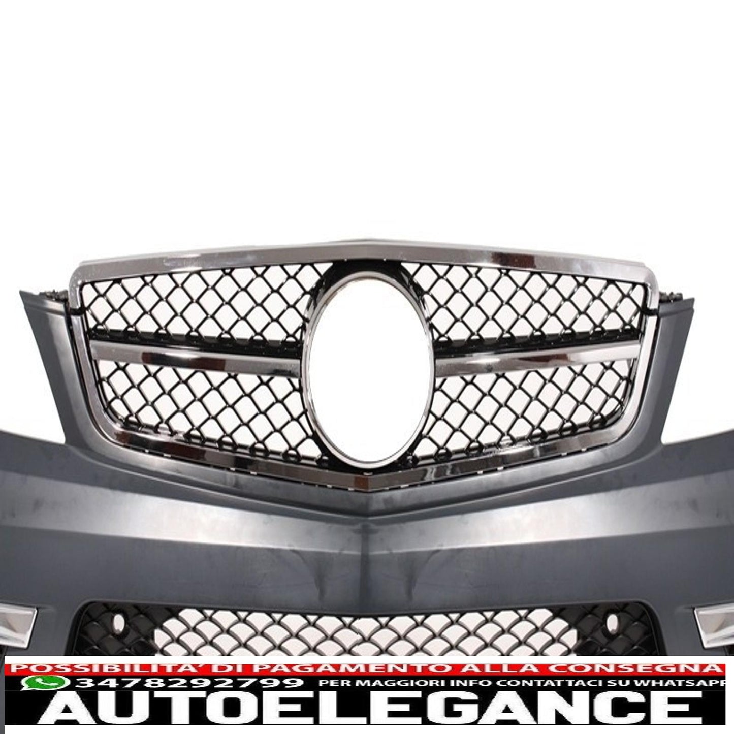 Complete conversion retrofit body kit suitable for mercedes w204 c-class facelift (2011-2014) design c63 