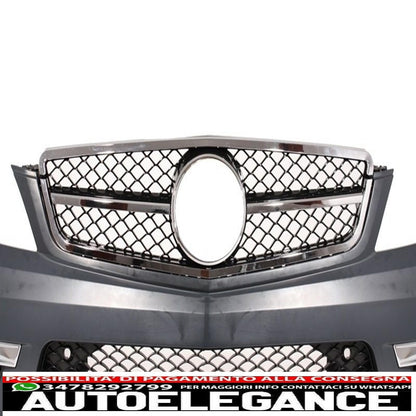 Complete conversion retrofit body kit suitable for mercedes w204 c-class facelift (2011-2014) design c63 
