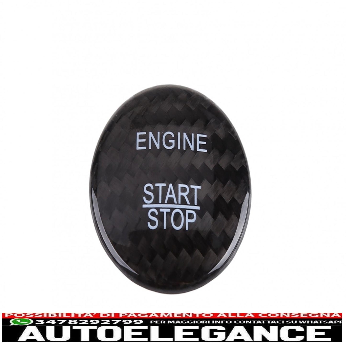 copertura del pulsante di avvio del motore dell'auto decorazione interna adatta per mercedes classe a w176 (2012-2017) classe b w246 (2012-2017) classe c w205 (2015-2017) w204 (2008-2014) vero carbonio AUTOELEGANCERICAMBI