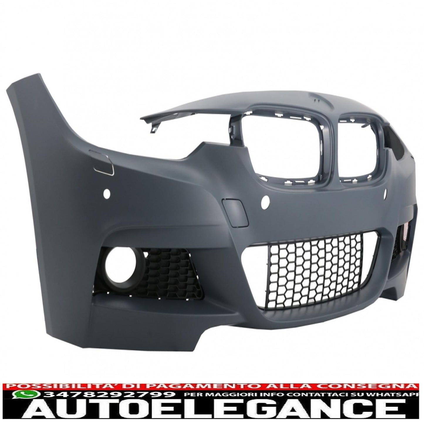 kit carrozzeria completo con diffusore uscita sinistra adatto per bmw serie 3 f30 (2011-2019) design m-performance