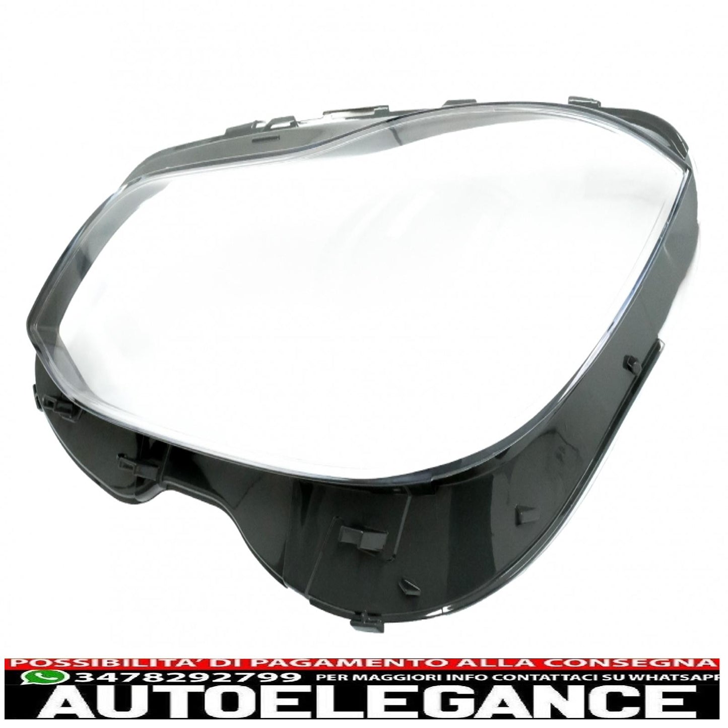 headlight lenses suitable for mercedes e class w212 s212 facelift (2013-2016) transparent 