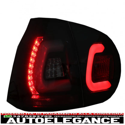 barra led fanali posteriori adatta per vw golf v 5 (2004-2009) smoke black urban style AUTOELEGANCERICAMBI