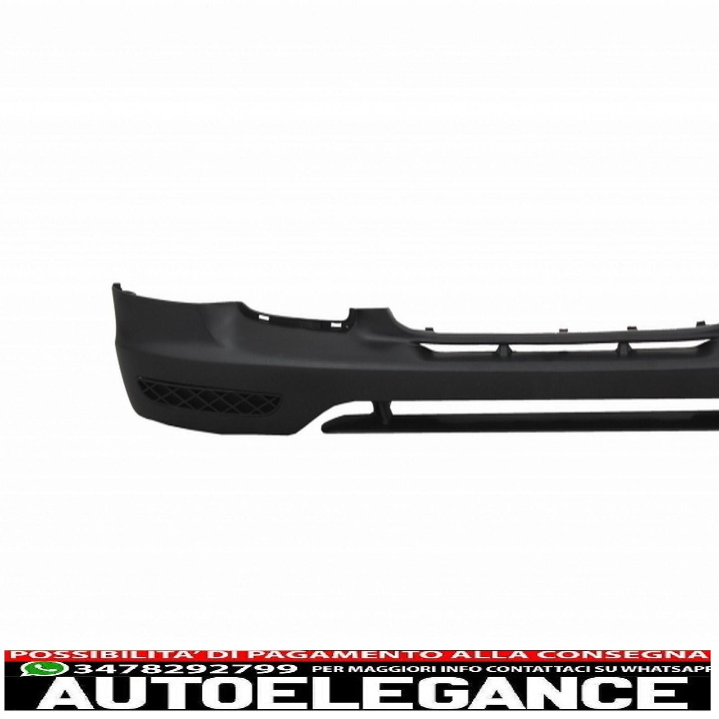 Bordo inferiore paraurti anteriore adatto per smart fortwo 451 (2007-2014) b design AUTOELEGANCERICAMBI