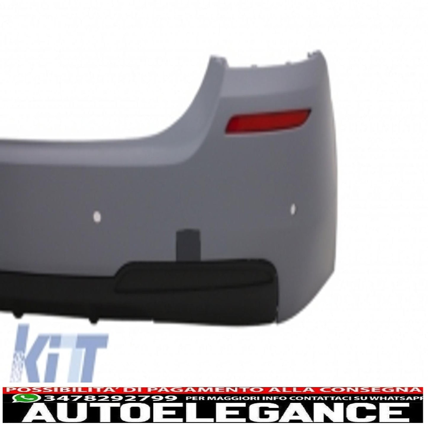 complete body kit suitable for bmw f10 5 series (2011-up) m-performance look+acs design exhaust tips left