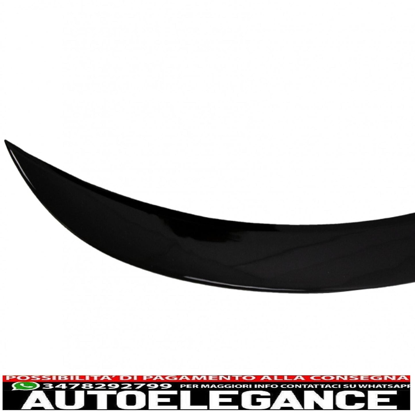 Boot Spoiler Suitable For Mercedes GLC Coupe C253 (2015-up) Piano Black 