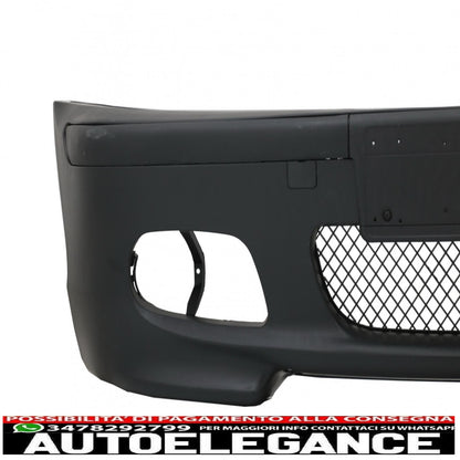 kit carrozzeria adatto per bmw serie 3 e46 4d berlina (1998-2004) design m-technik con terminali di scarico