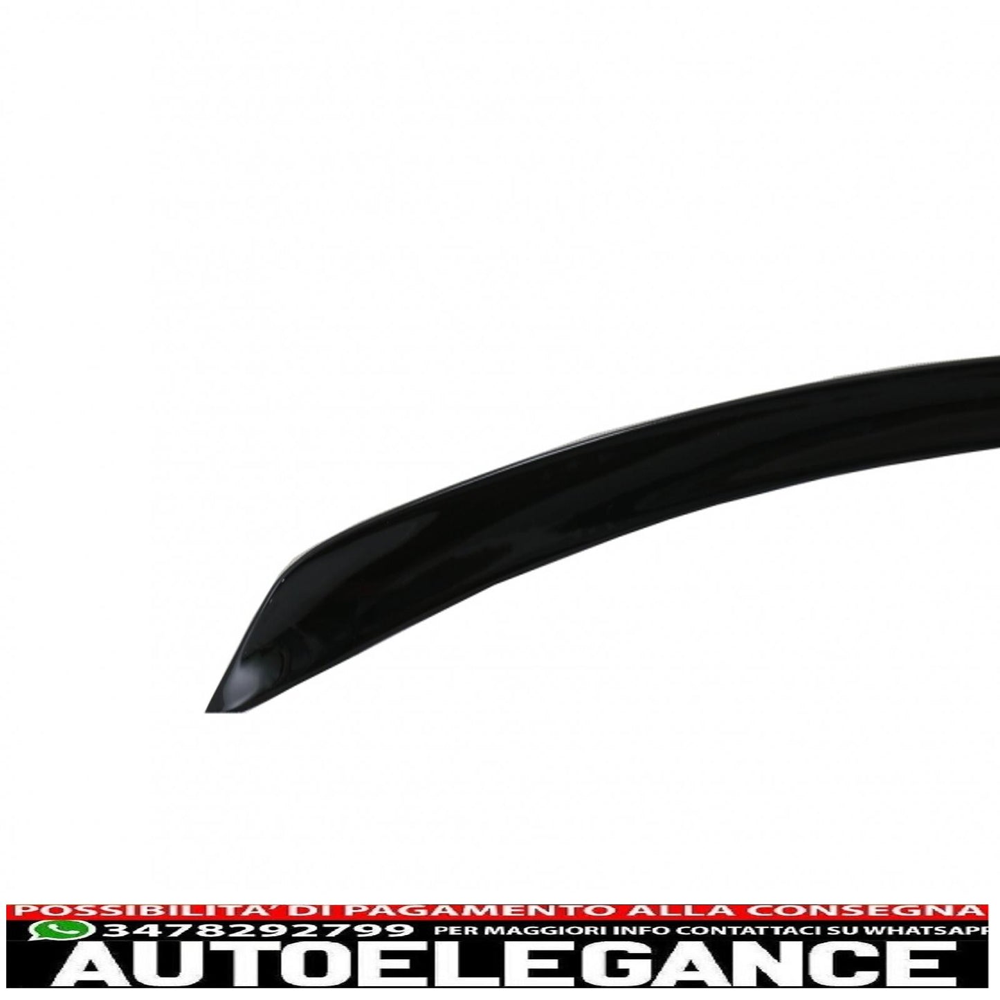 Boot Spoiler Suitable for Mercedes E-Class W213 (2016 onwards) Piano Black