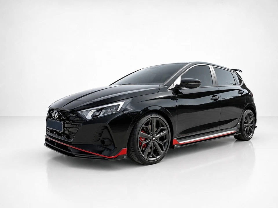 👉Splitter Anteriore Spoiler Hyundai i20 N N-Line MK3 20- Nero Lucido ABS👈