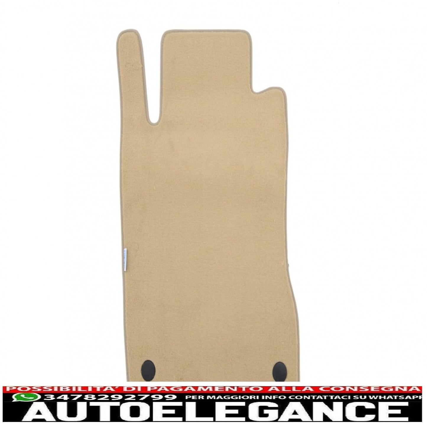 Beige floor mat suitable for mercedes e-class (w211) e220-e500 03/2002-02/2009, t-modell 03/2003-10/2009