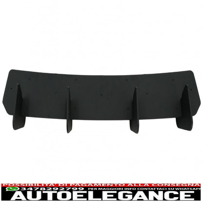 Splitter estensione paraurti posteriore per diffusore adatto a vw golf 7.5 facelift gti (2017-2020) nero