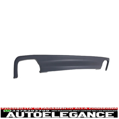 diffusore d'aria a doppia uscita adatto per bmw f10 f11 berlina touring serie 5 (2011-2017) 550i design con terminali di scarico quadrati