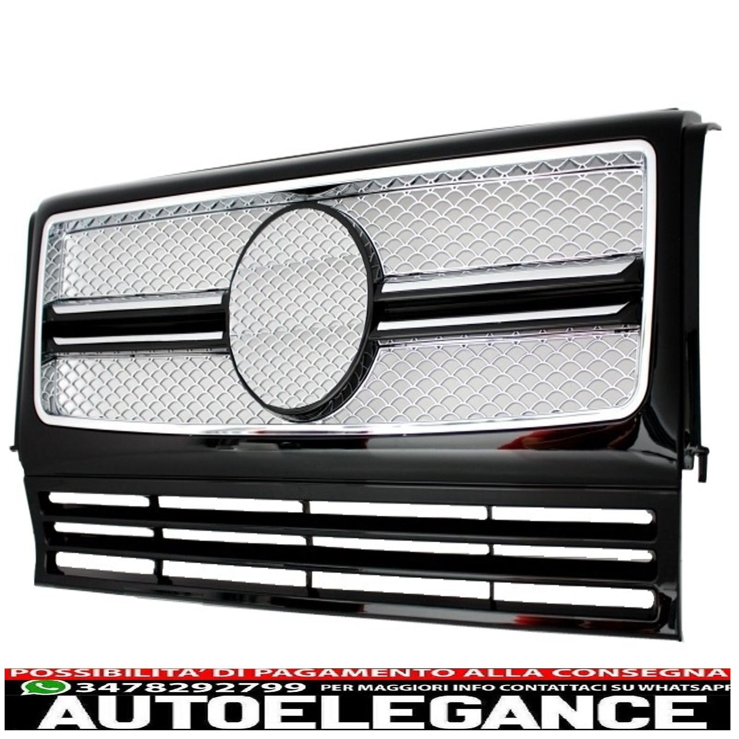 front grille suitable for mercedes g class w463 (1990-2014) new design g65 chrome edition