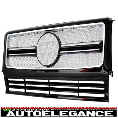 front grille suitable for mercedes g class w463 (1990-2014) new design g65 chrome edition