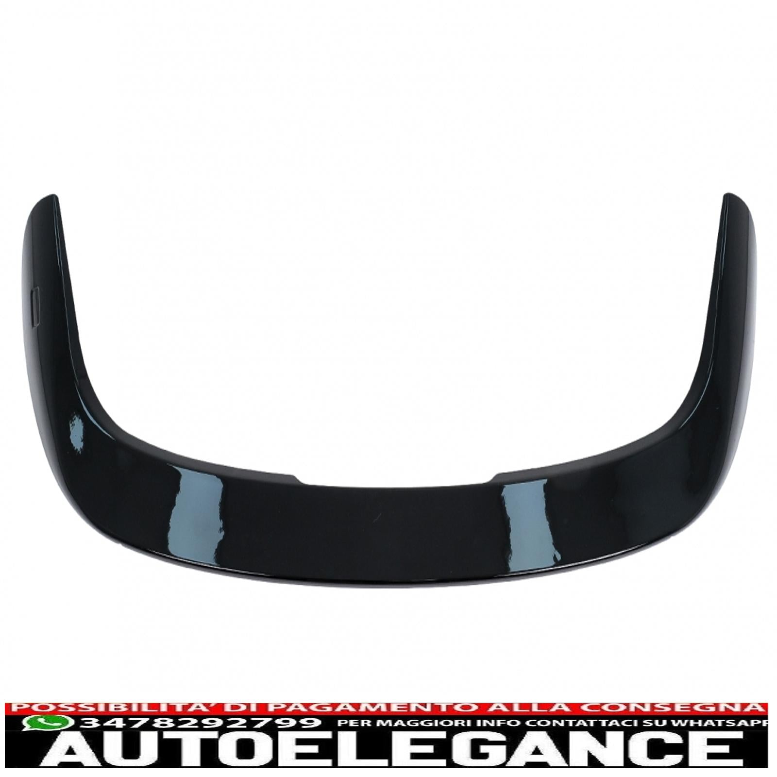 ala spoiler sul tetto adatta per bmw x1 suv f48 pre-lci (06.2015-2019) stile ac pianoforte nero AUTOELEGANCERICAMBI
