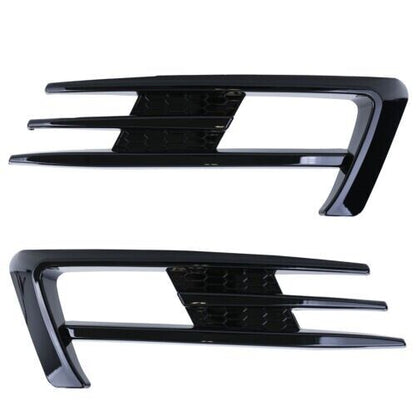 Fog light frame grill GTI look glossy black for VW Golf 7 12-16