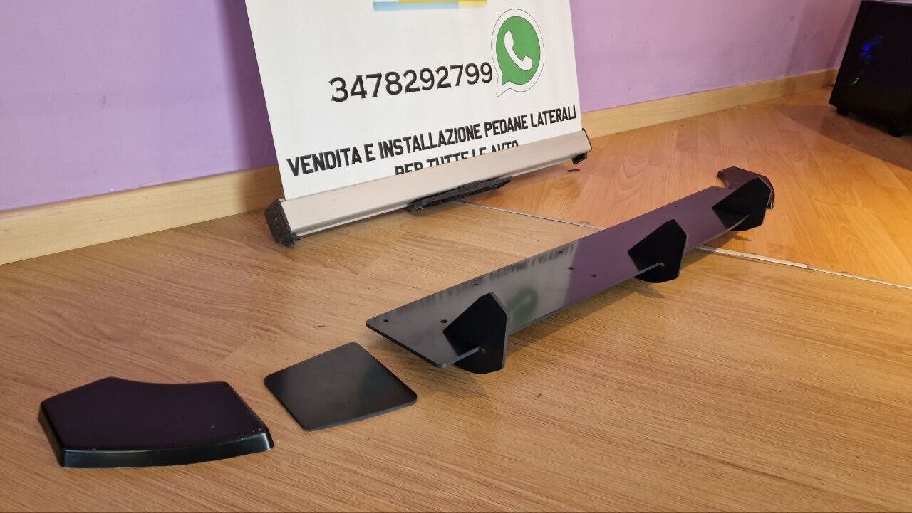 💕ART. 1186 FLAP DIFFUSORE RENAULT  CLIO 5 2019+ LOOK AERO NERO💕
