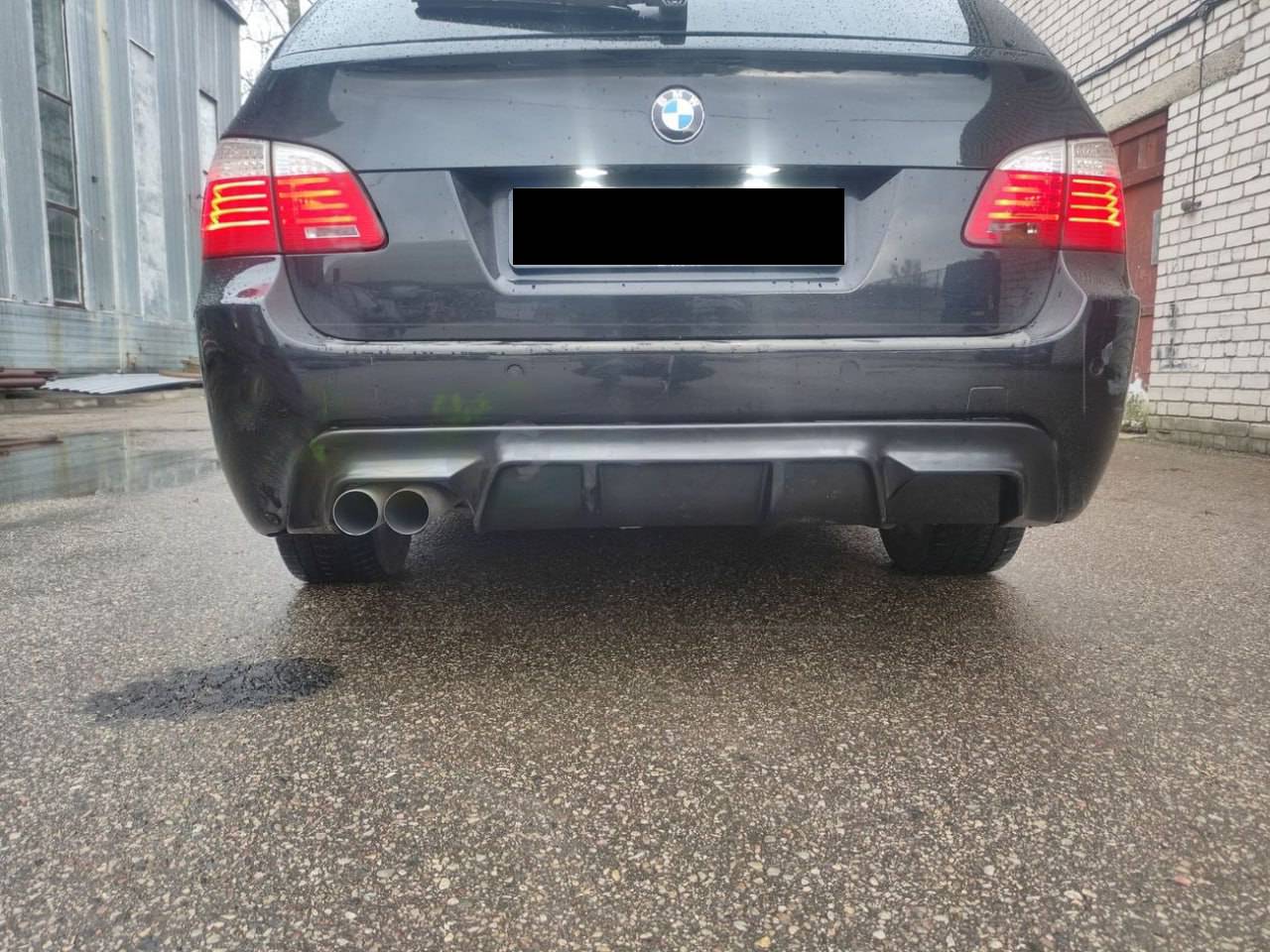 DIFFUSER SUITABLE FOR BMW 5 SERIES E60 E61 MSPORT 2003-2010 LOOK TUNING 2SX