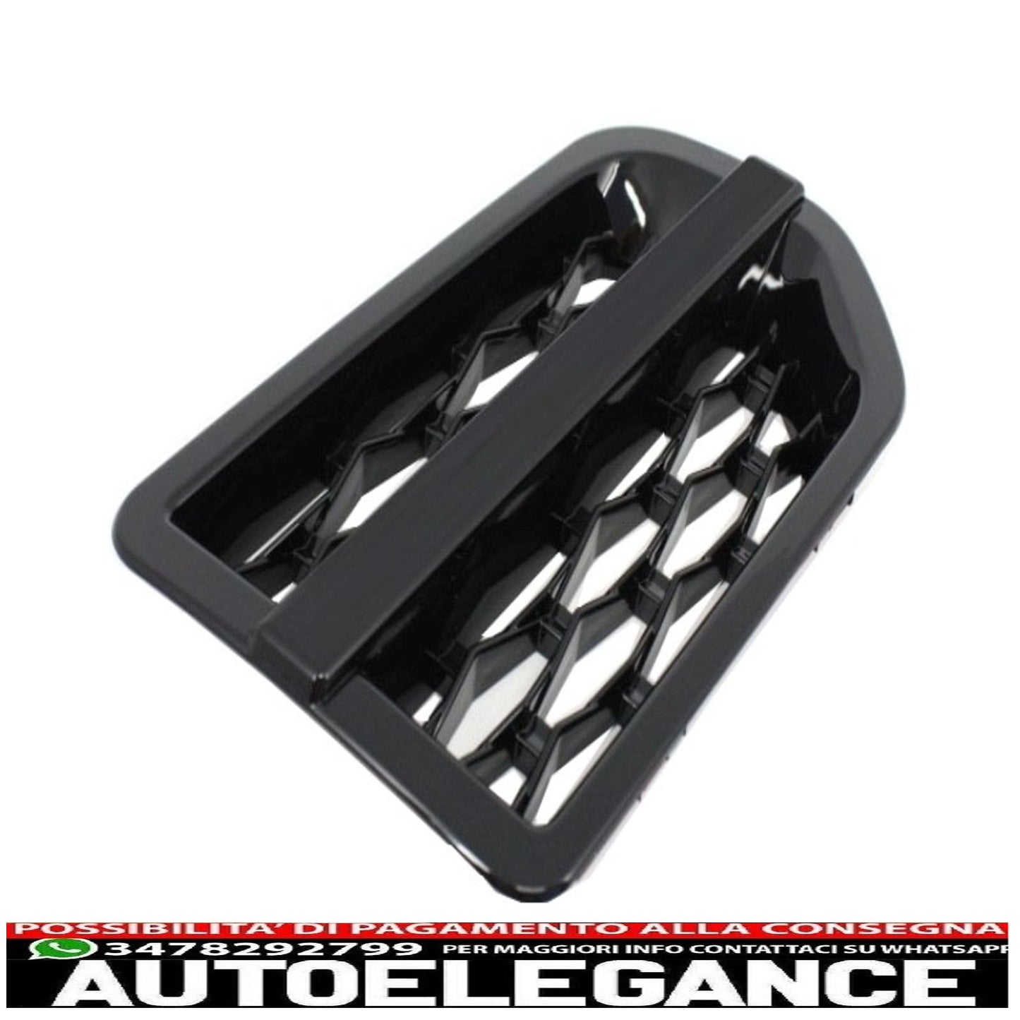 side air intake suitable for land rover discovery iii l319 (2006-2009) hawke autobiography design black 