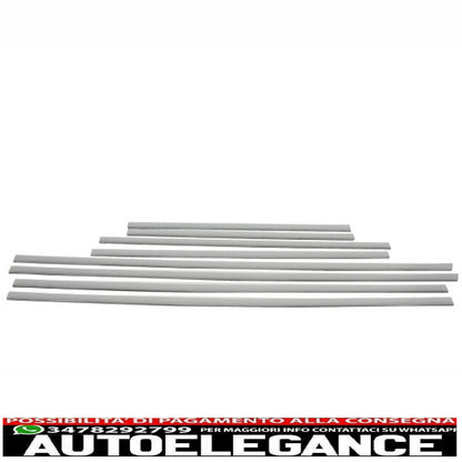 aggiungi strisce modanature porte con decalcomanie laterali adesivo in vinile nero opaco e luci di svolta adatte per mercedes classe g w463 (1989-2015) AUTOELEGANCERICAMBI