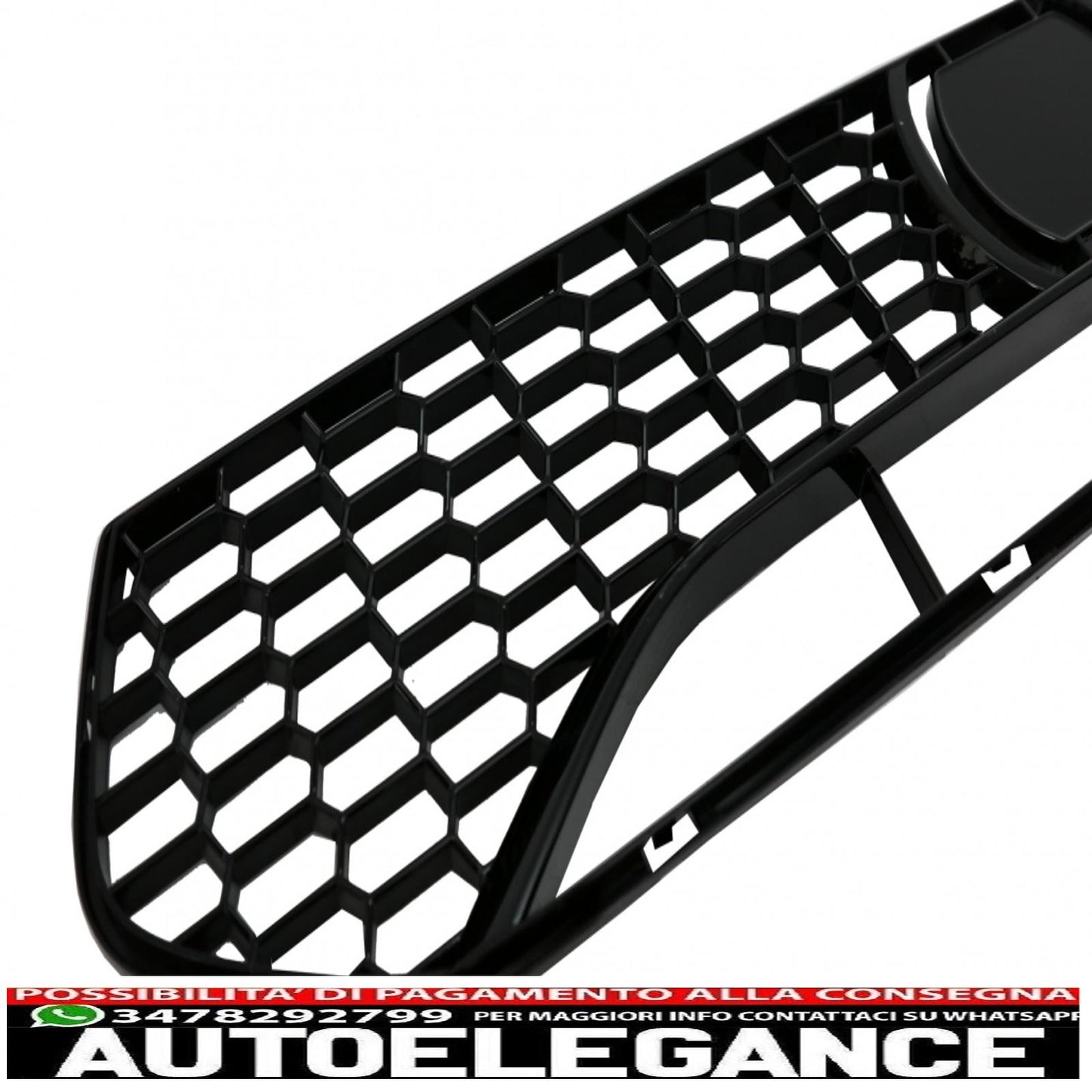 lower center grille fit for bmw 5 series g30 g31 limousine touring (2017-2019) m5 bumper for acc