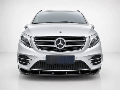 👉Splitter Anteriore Mercedes Classe V AMG-Line W447 14-24 Nero Lucido👈