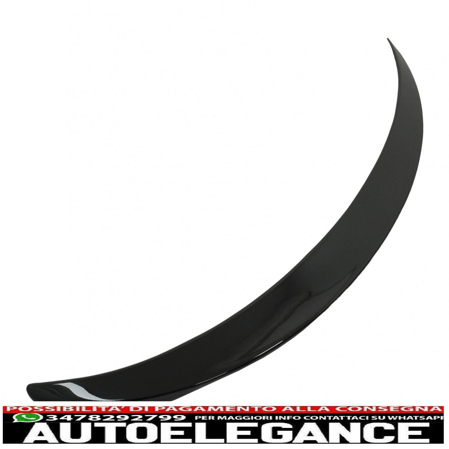 Trunk Lid Spoiler Fit For Mercedes CLA C117 W117 (2013-2018) 4 Door Coupe Piano Black 