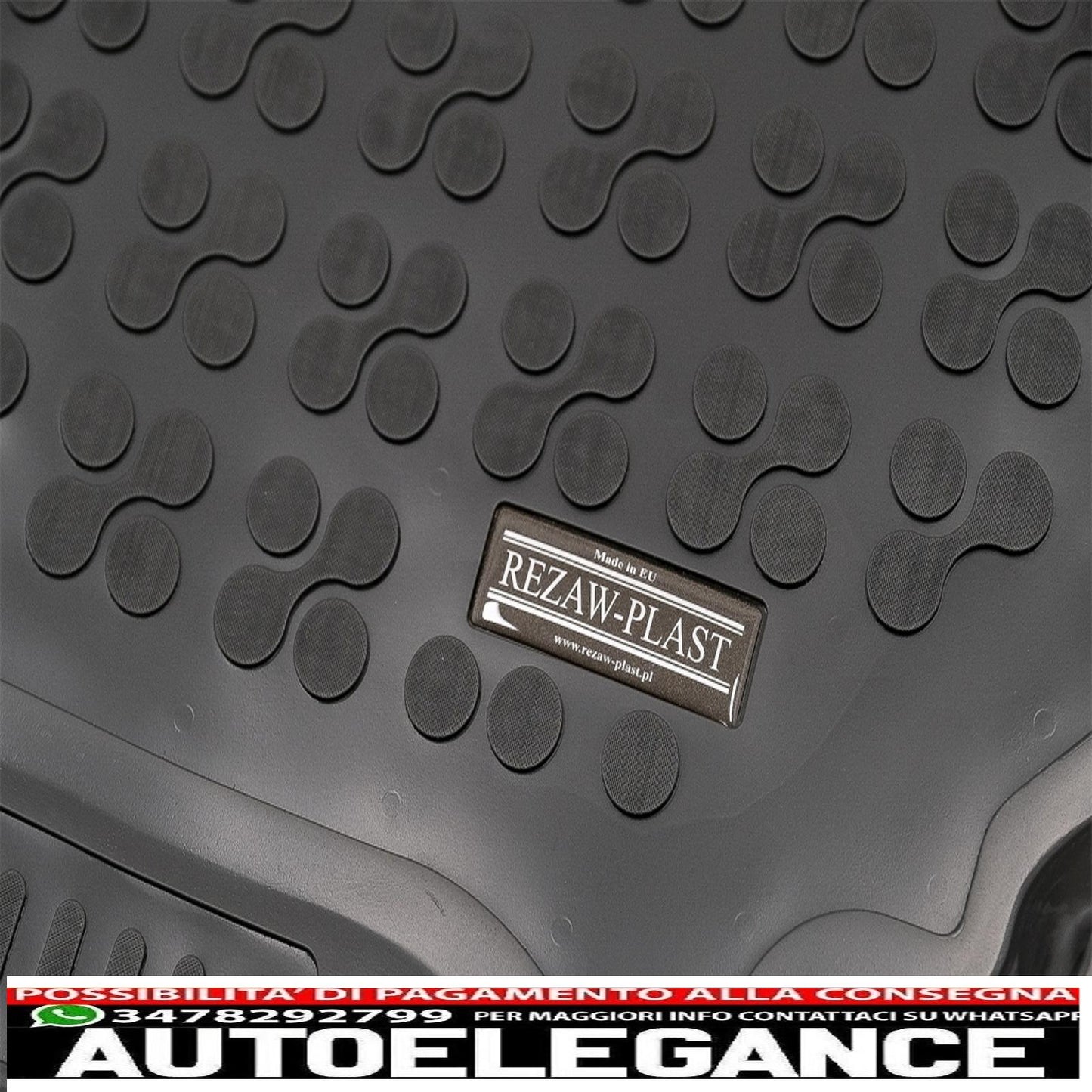 Black Rubber Trunk Mat Suitable for Land Rover Range Rover Sport L494 (2013-2017) 