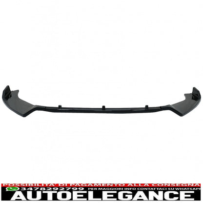 Front Bumper Lip Extension Spoiler Fit For VW Golf 7 GTI 7.5 GTI &amp; R (2013-2020) Piano Black 