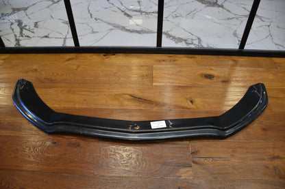 FRONT SPLITTER SUITABLE FOR MERCEDES C W205 S205 AMG ABS SPLITTER BLACK LOOK 