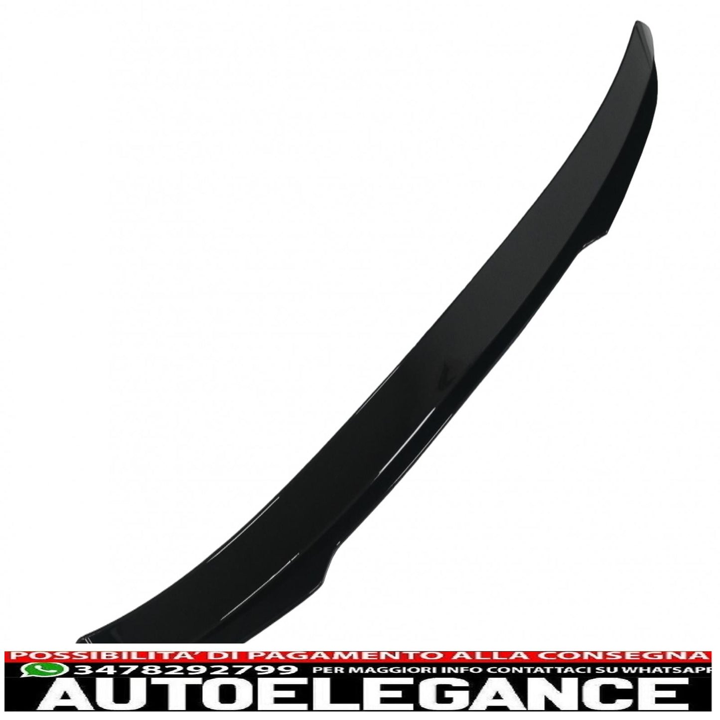 roof spoiler suitable for bmw 1 series f20 f21 (2011-2019) piano black