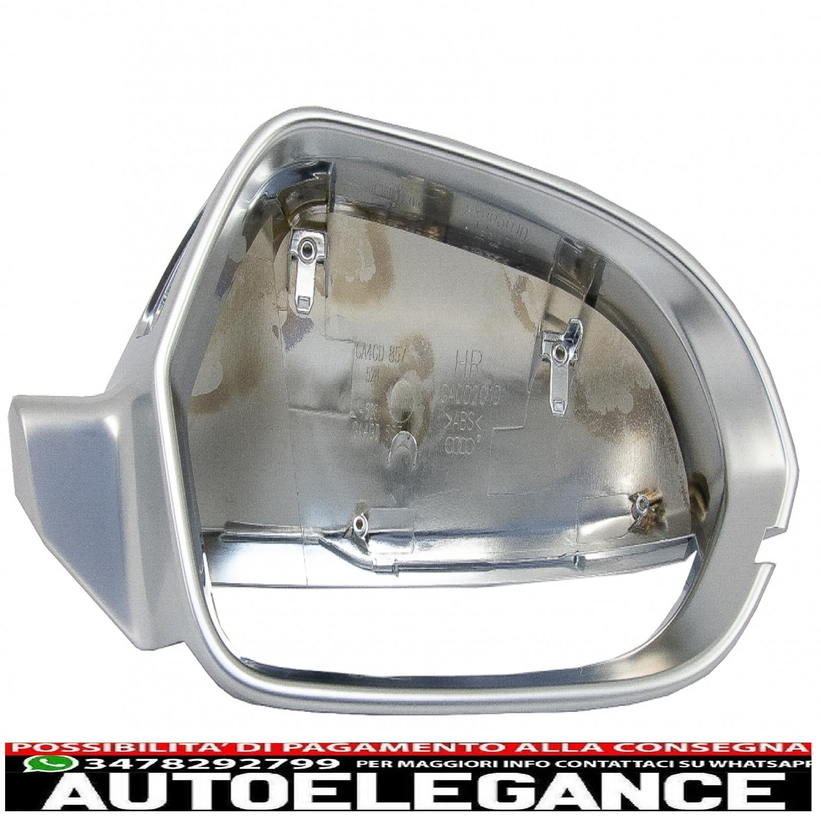 Custodia completa copri specchietti adatta per audi a6 4g c7 (2011-2018) limousine avant estinzione alluminio design rs6 con assistenza laterale AUTOELEGANCERICAMBI