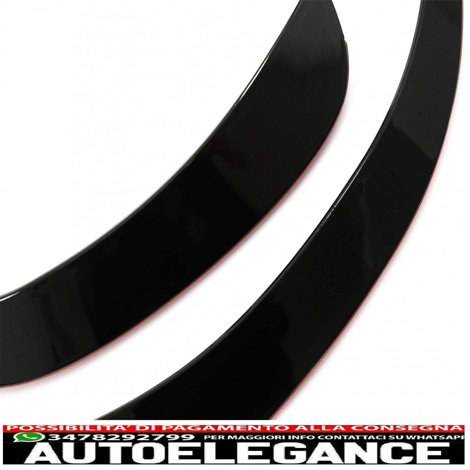 alette paraurti anteriore alette laterali flics adatto per mercedes gle w167 gle coupe c167 (2019-up) solo per paraurti amg sport line gle53 design nero pianoforte AUTOELEGANCERICAMBI