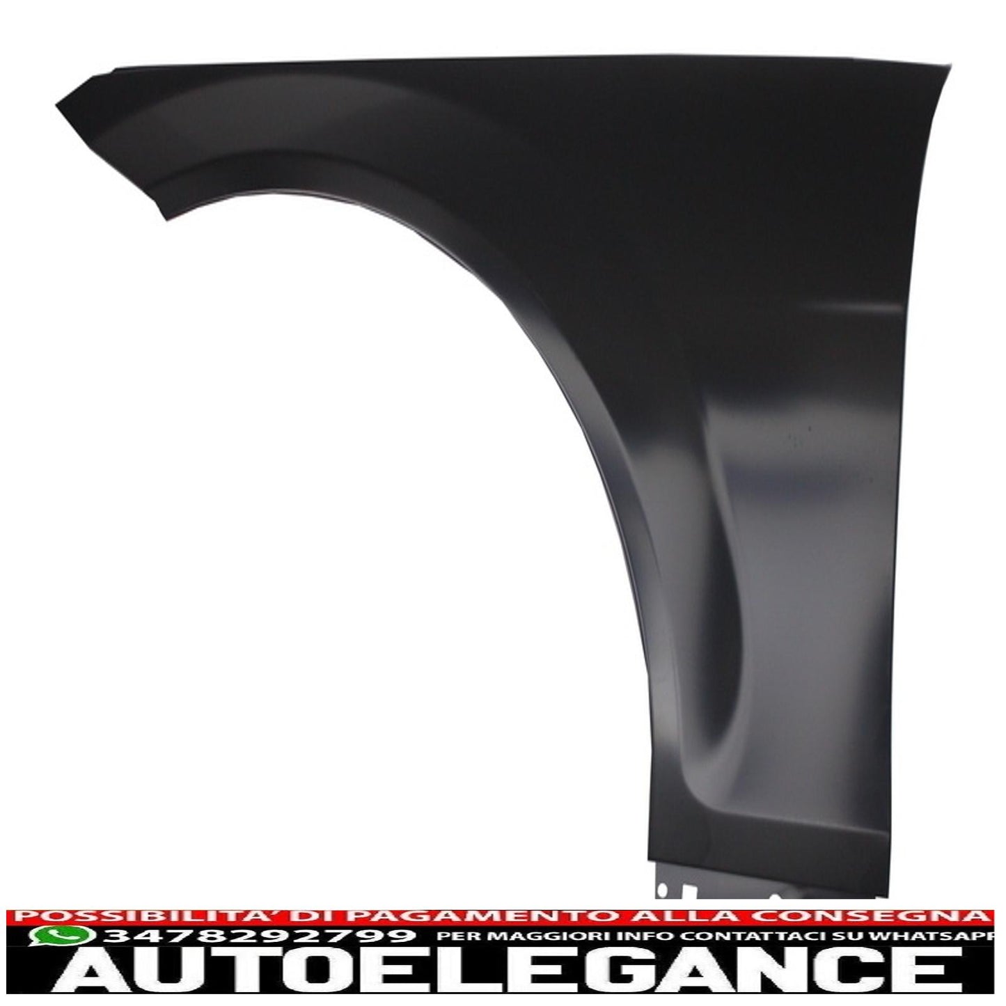 parafanghi anteriori adatti per mercedes benz classe c w204 (2007-2014) neri