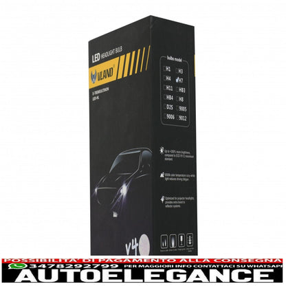 High Power H7 LED Car Headlight Conversion Kit 6500K