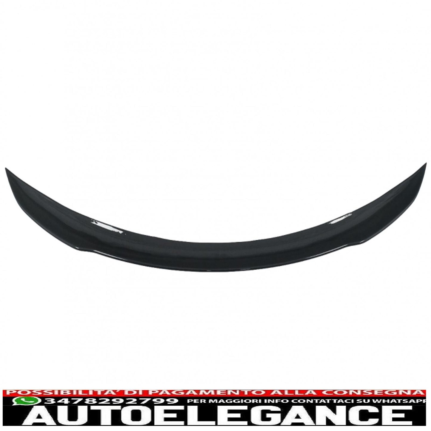 Trunk Spoiler Suitable for Mercedes A-Class Sedan V177 (2018-up) A45 Piano Black Design 