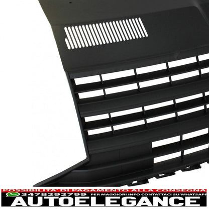 Griglia anteriore senza badge adatta per VW T6 Bus Transporter (2015-2019) nero opaco