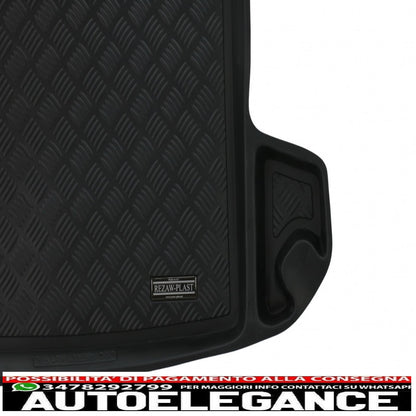 Tappetino per bagagliaio nero adatto a hyundai tucson iii (2015-2020) kia sportage iv (2016-up)