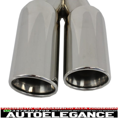 quad exhaust muffler tips fit for bmw 3 series e46 e90 e92 e93 f30 f31 4 series f32 f33 f36 5 series e60 f10 f11 g30 6 series f06 f12 f13 m3 m5 m-power design