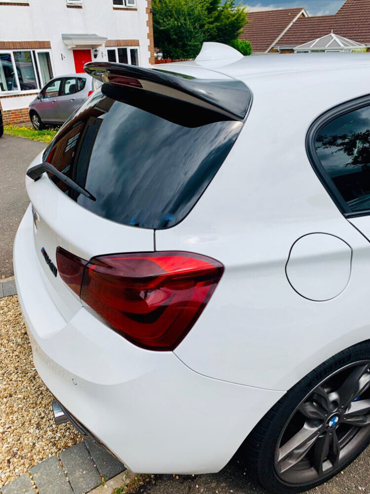 BMW SERIE 1 F20 2011-2019 SPOILER M SPORTIVO VERNICIATO NERO AUTOELEGANCERICAMBI